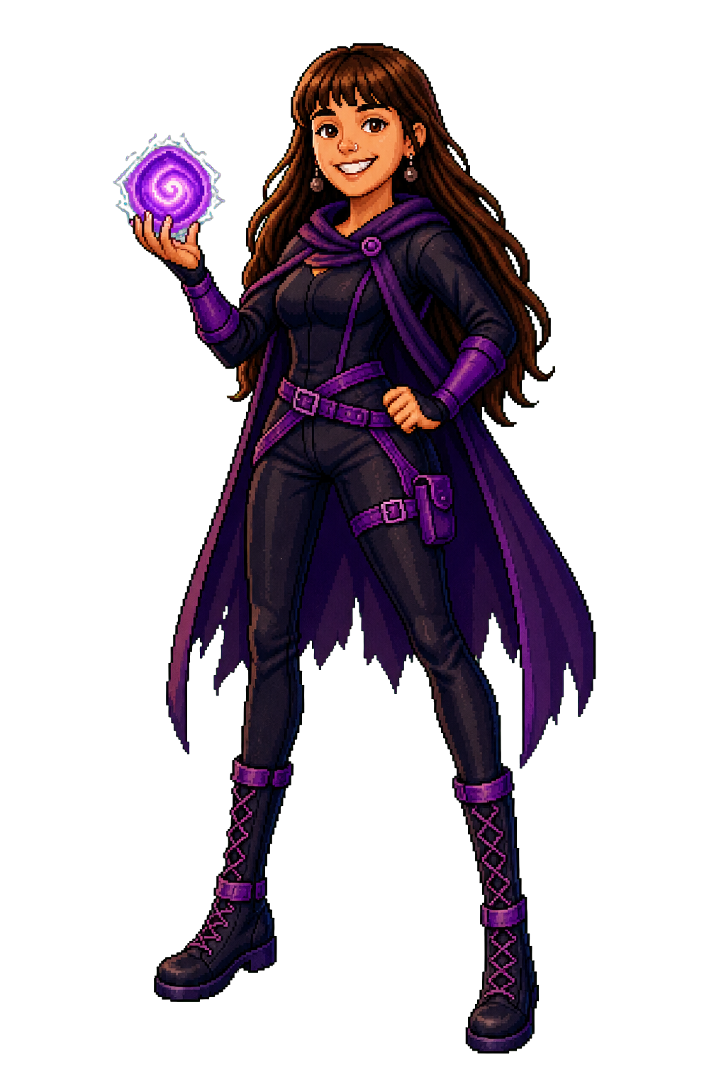 Super Z, héroïne aux pouvoirs violets